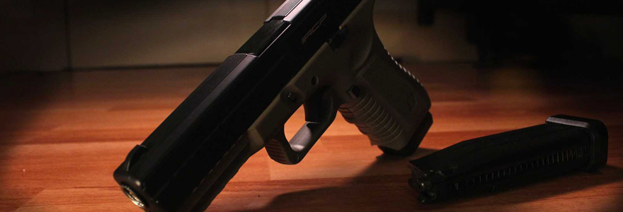 pistolet à blanc